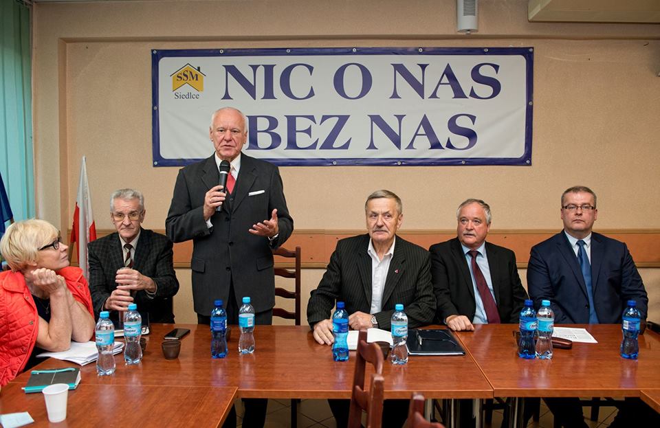 Spotkanie w Siedlach z gen. Markiem Dukaczewskim ws. ustawy dezubekizacyjnej