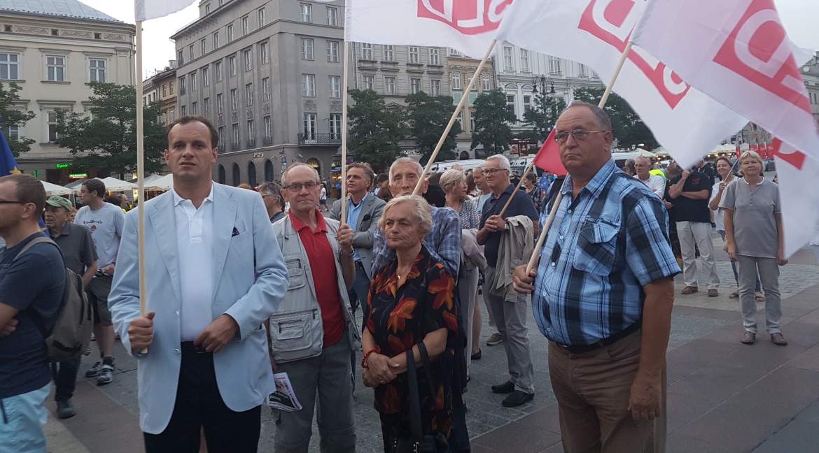 Marsz przeciwko faszyzmowi - Kraków 1 września 2017 roku