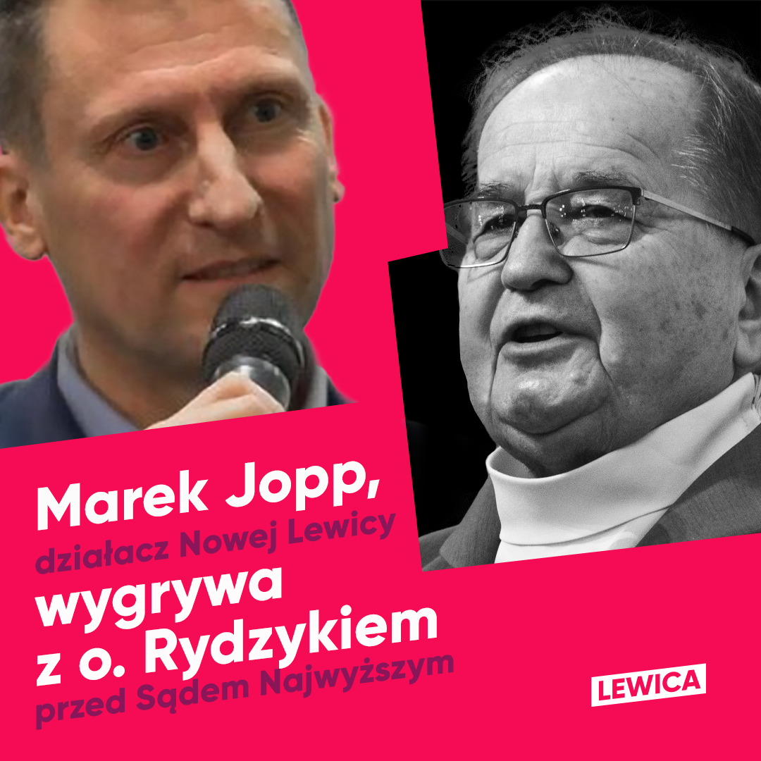 o. Rydzyk przegrywa z Lewica 070422